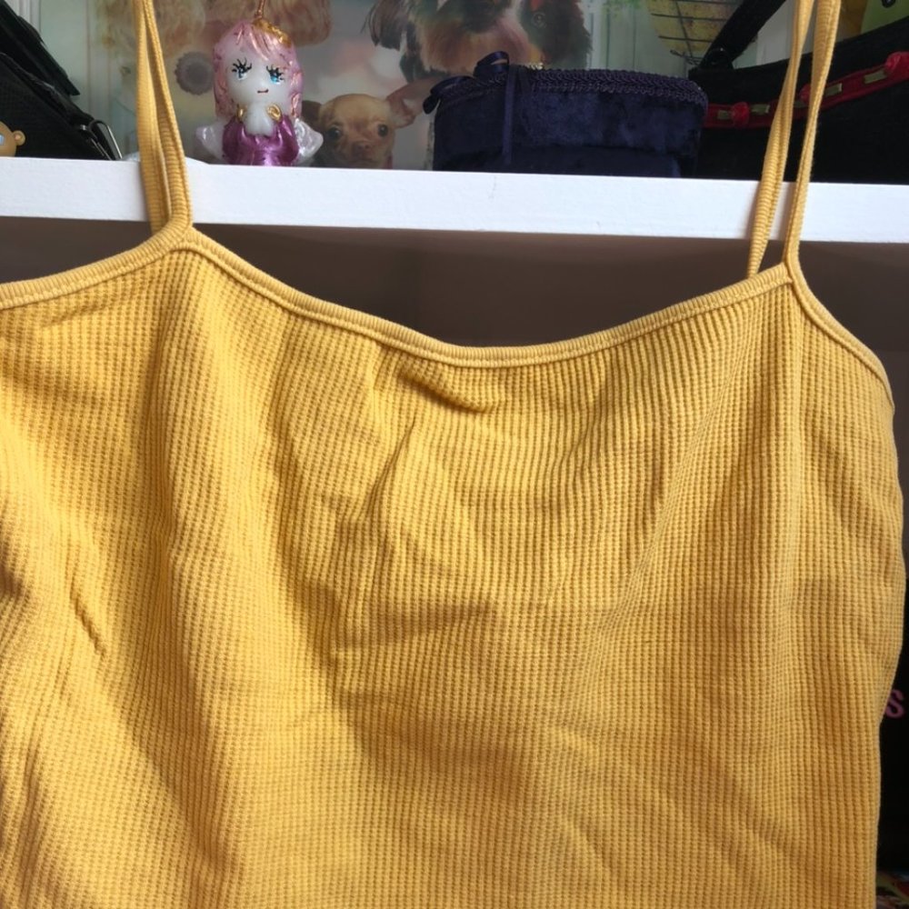 yellow j galt Brandy Melville tank top